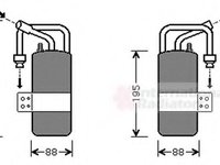 Uscator,aer conditionat FORD IKON V (JH_, JD_), FORD FUSION (JU_) - VAN WEZEL 1800D386