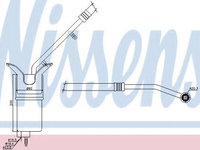 Uscator,aer conditionat FORD MONDEO Mk III combi (BWY) (2000 - 2007) NISSENS 95330