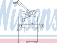 Uscator,aer conditionat FORD TOURNEO CONNECT (2002 - 2016) NISSENS 95331