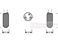 Uscator,aer conditionat HYUNDAI EXCEL I (X3-), HYUNDAI LANTRA Mk II combi (J-2), HYUNDAI AVANTE II (J-2) - VAN WEZEL 8200D001