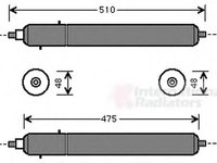 Uscator,aer conditionat JAGUAR XJ (XJ 40, 81), JAGUAR Vanden Plas (X300) - VAN WEZEL 7700D002