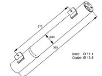 Uscator,aer conditionat MERCEDES-BENZ A-CLASS (W169) (2004 - 2012) NRF 33282