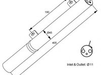 Uscator,aer conditionat MERCEDES-BENZ C-CLASS (W203) (2000 - 2007) NRF 33196