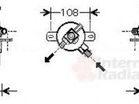 Uscator,aer conditionat MERCEDES-BENZ SL (R129) - VAN WEZEL 3000D374