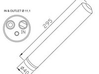 Uscator,aer conditionat MERCEDES-BENZ SPRINTER 4,6-t platou / sasiu (906) (2006 - 2020) NRF 33298