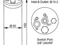 Uscator aer conditionat NISSAN MICRA II (K11) - Cod intern: W20092628 - LIVRARE DIN STOC in 24 ore!!!