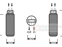 Uscator,aer conditionat OPEL VECTRA B hatchback (38_), OPEL VECTRA B (36_), OPEL VECTRA B combi (31_) - VAN WEZEL 3700D288