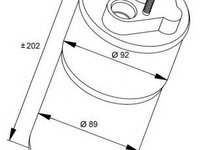 Uscator,aer conditionat OPEL VIVARO Combi (J7) (2001 - 2020) NRF 33318