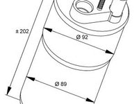 Uscator aer conditionat RENAULT LAGUNA cupe (DT0/1) - OEM - NRF: NRF33322|33322 - Cod intern: W02085085 - LIVRARE DIN STOC in 24 ore!!!