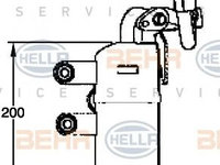 Uscator aer conditionat VOLVO V40 hatchback - OEM - NRF: NRF33368|33368 - Cod intern: W02751586 - LIVRARE DIN STOC in 24 ore!!!