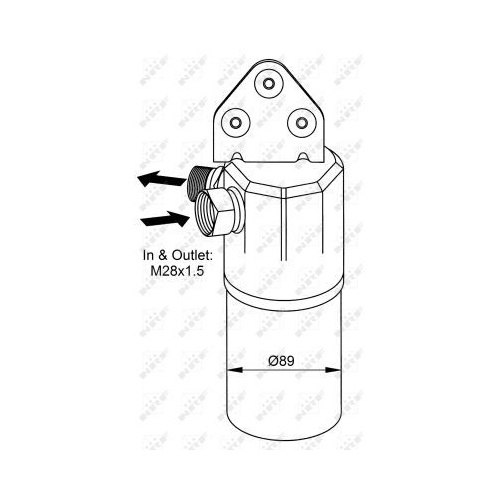 Uscator condensator aer conditionat Audi A4 (8d2,