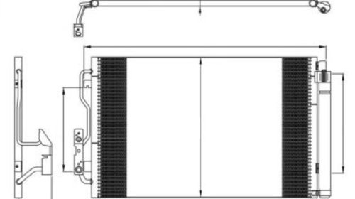 Uscator condensator aer conditionat BMW Seria