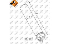 Uscator condensator aer conditionat Vw Tiguan (5n), Tiguan (Us) Nrf 33297