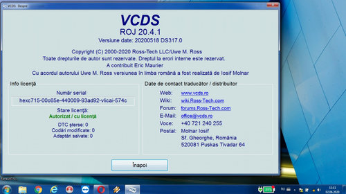 VAG COM vcds 22.10 orice limba +adaptor obd 1 2x2