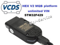 Vagcom Hex V2, VCDS 23.11, ARM STM32F429, unlimited VIN, MQB, update