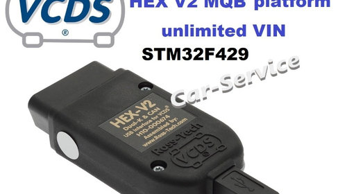 Vagcom Hex V2, VCDS 23.11, ARM STM32F429, unl