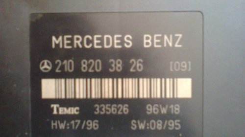 vand centralina,unitate control mercedes e class an 1997,cod 210 820 38 26