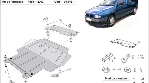 VAND Scut motor metalic Seat Inca