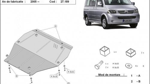 VAND Scut motor metalic VW Transporter T5