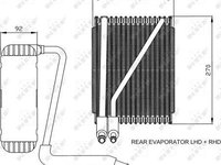 Vaporizator aer conditionat VW SHARAN 7M8 7M9 7M6 NRF NRF 36044