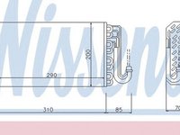 Vaporizator evaporator clima BMW 5 E39 NISSENS 92146