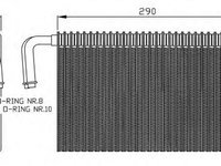 Vaporizator evaporator clima BMW 5 E39 NRF 36146