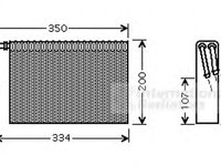 Vaporizator evaporator clima BMW 5 E39 VAN WEZEL 0600V305