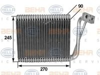 Vaporizator evaporator clima CHRYSLER VOYAGER II ES HELLA 8FV351210261