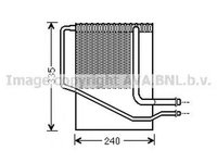 Vaporizator evaporator clima CHRYSLER VOYAGER IV RG RS AVA CRV099