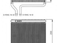 Vaporizator evaporator clima CITROEN XSARA PICASSO N68 NRF 36099