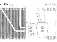 Vaporizator evaporator clima FORD GALAXY WGR NRF 36046