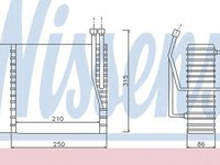 Vaporizator evaporator clima JEEP GRAND CHEROKEE I ZJ NISSENS 92232