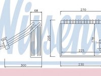 Vaporizator evaporator clima MERCEDES-BENZ A-CLASS W168 NISSENS 92184