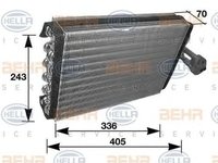 Vaporizator evaporator clima MERCEDES-BENZ C-CLASS W202 HELLA 8FV351210281