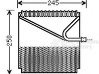 Vaporizator evaporator clima MERCEDES-BENZ M-CLASS W163 VAN WEZEL 3000V454