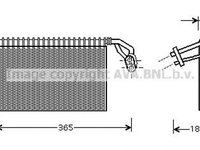 Vaporizator evaporator clima MERCEDES-BENZ SPRINTER 3-t caroserie 903 AVA MSV317