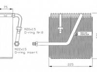 Vaporizator evaporator clima OPEL FRONTERA A Sport 5 SUD2 NRF 36047