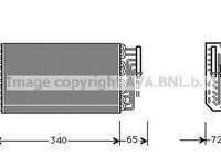 Vaporizator evaporator clima OPEL OMEGA B 25 26 27 AVA OLV088