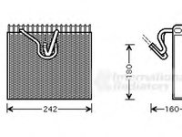 Vaporizator evaporator clima OPEL TIGRA TwinTop VAN WEZEL 3700V328