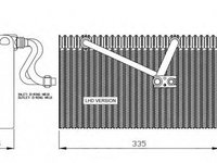 Vaporizator evaporator clima OPEL VECTRA B combi 31 NRF 36058