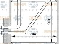 Vaporizator evaporator clima SEAT ALHAMBRA 7V8 7V9 HELLA 8FV 351 210-641