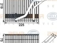 Vaporizator evaporator clima SEAT LEON 1M1 HELLA 8FV 351 210-541