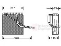 Vaporizator evaporator clima SEAT LEON 1M1 VAN WEZEL 5800V055