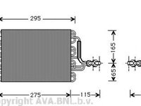 Vaporizator evaporator clima VW CADDY II caroserie 9K9A AVA VWV171