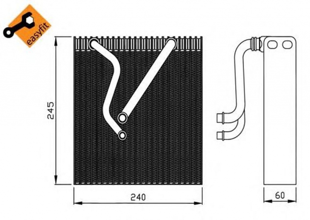 Vaporizator evaporator clima VW CADDY IV combi Saa