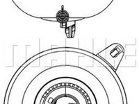 Vas de expansiune antigel AUDI A3 (8V1, 8VK) MAHLE CRT 21 000S