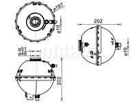 Vas de expansiune, racire (CRT211000S BEH MAH) BMW