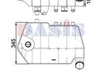 Vas de expansiune, racire DAF XF 105 - AKS DASIS 294000N