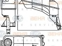 Vas de expansiune, racire MERCEDES-BENZ E-CLASS limuzina (W210), MERCEDES-BENZ E-CLASS Break (S210) - HELLA 8MA 376 755-121