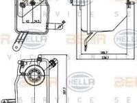 Vas expansiune lichid racire BMW 5 (E60) HELLA 8MA 376 789-731